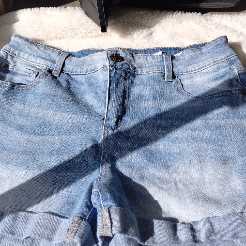 Light Blue Denim Shorts